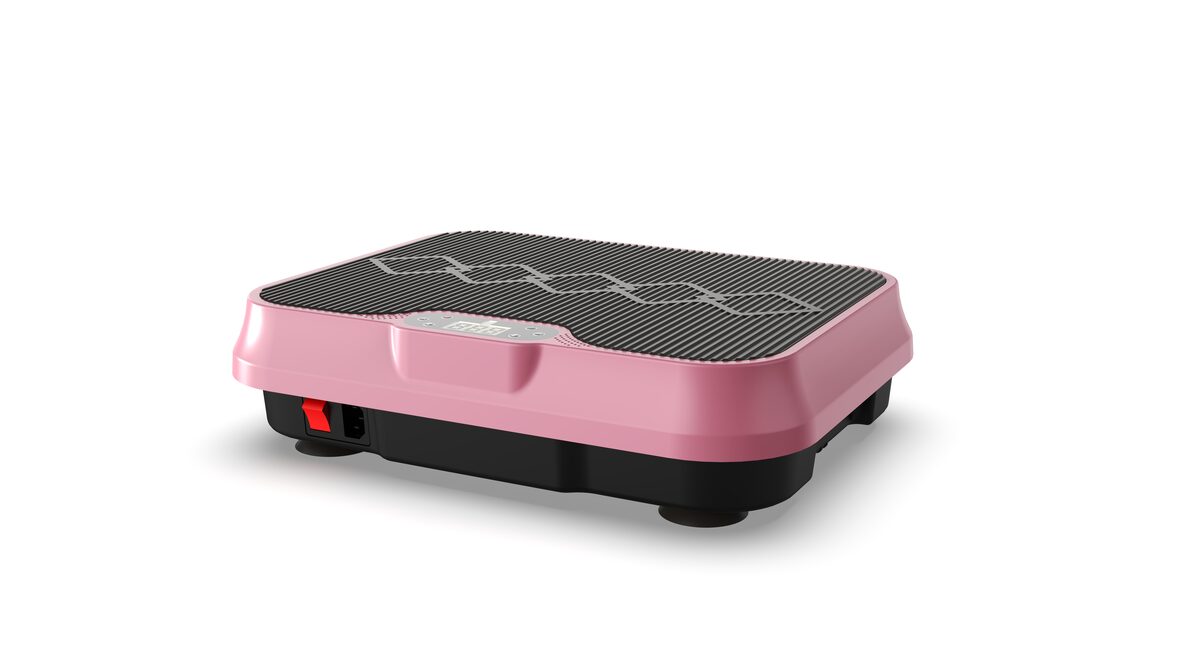 Vibration Plate Exercise Machine, Whole Body Workout Platform With Remote Control, Resistance Bands, Vibration Platform For Home Gym