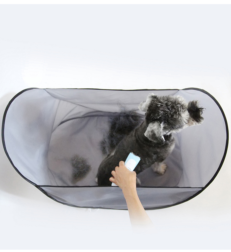Pet Haircut Bib Foldable Pet Grooming Catcher For Dog Cat Hair Collecting Apron For Home Grooming