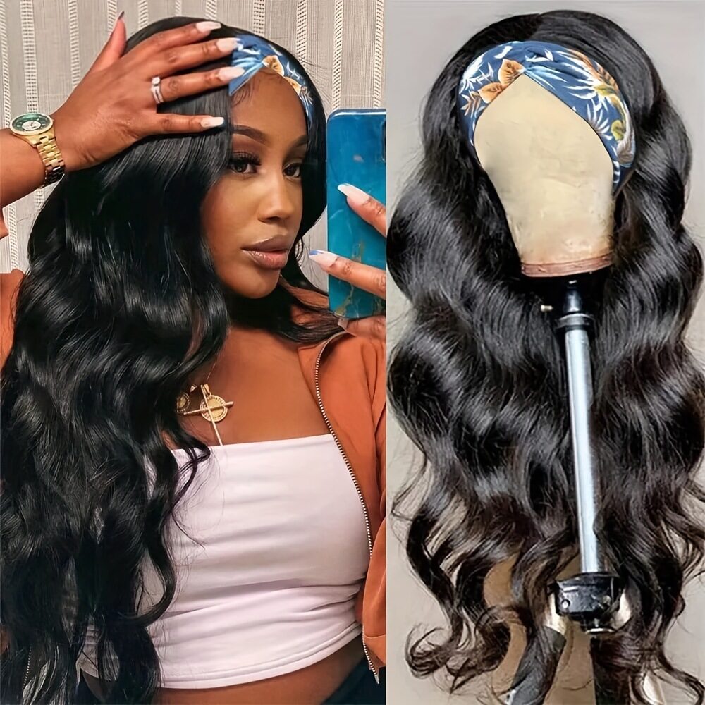 Wig Headband Headscarf Long Straight Hair Long Curly Hair